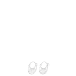 Pernille Corydon øreringe - E-472 Small Daylight sølv
