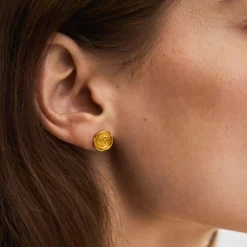 Pernille Corydon øreringe - E-536-G Rose guldbelagt