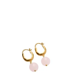 Pernille Corydon øreringe - E-526-G Blush guldbelagt