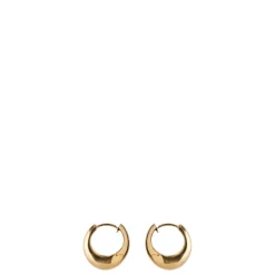 Pernille Corydon øreringe - E-401-G Mini Globe Huggies guldbelagt