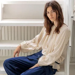 Project AJ117 bluse - Hester pale blush