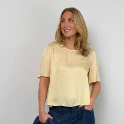 Project AJ117 bluse - Rose wheat