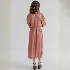 Project AJ117 kjole - Roxanne old rose