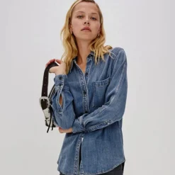 Rails skjorte - Atticus antique blue