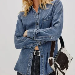 Rails skjorte - Atticus antique blue