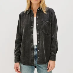 Rails skjorte - Atticus washed black