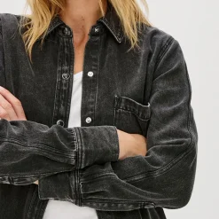 Rails skjorte - Atticus washed black