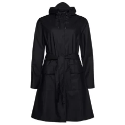 Rains regnjakke - 18130 Curve black