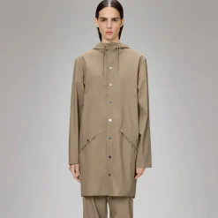 Rains regnjakke - 12020 long beige