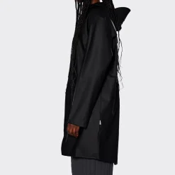 Rains regnjakke - 12020 long black