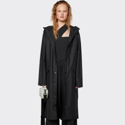 Rains regnjakke - 18360 Longer black