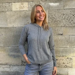 Rosas strik - L-4 Hoodie 9260 grey