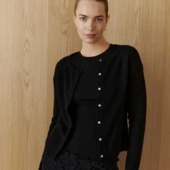 Rosemunde cardigan - 1421 010/black