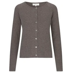 Rosemunde cardigan - 1421 896/brown grey melange