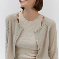 Rosemunde cardigan - 1421 939/silver lining