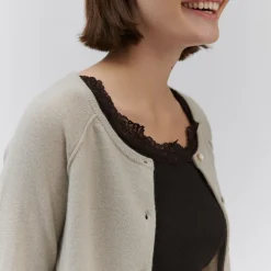 Rosemunde cardigan - 1421 939/silver lining