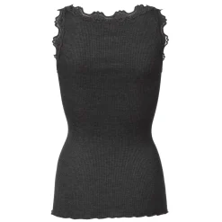 Rosemunde top - 5205 009/dark grey melange