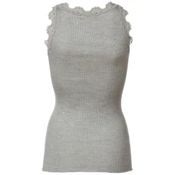 Rosemunde top - 5205 008/light grey melange