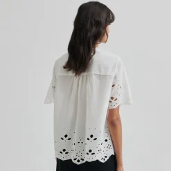 Second Female bluse - Limona white