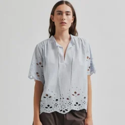 Second Female bluse - Limona gray dawn