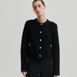 Second Female cardigan - Karolina Knit black
