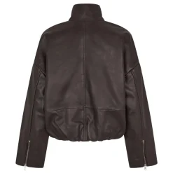 Second Female jakke - Boston Leather fudge