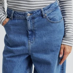 Second Female jeans - Belton Barrel Denim blue denim