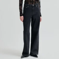 Second Female jeans - Halliot Denim black denim