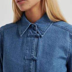 Second Female kjole - Cornelia Denim Tunic blue denim