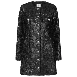 Second Female kjole - Flakes black