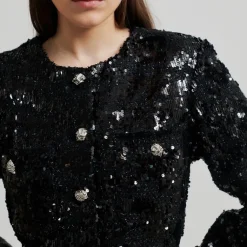 Second Female kjole - Flakes black