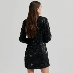 Second Female kjole - Flakes black