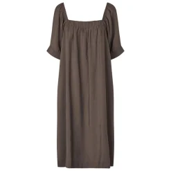 Second Female kjole - Terra chocolate brown