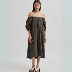 Second Female kjole - Terra chocolate brown