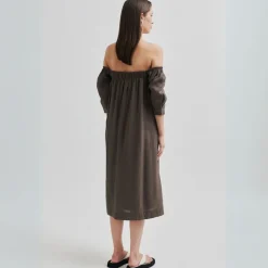 Second Female kjole - Terra chocolate brown