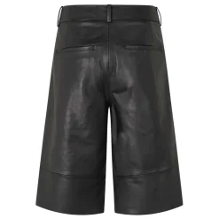 Second Female shorts - Letho Leather Long black