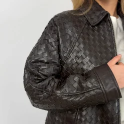 Second Female skindjakke - Vermont Leather chocolate torte