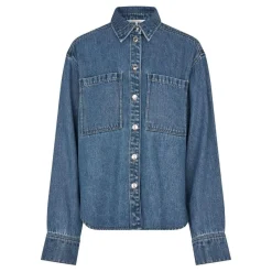 Second Female skjorte - Irvina blue denim