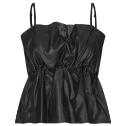 Second Female top - Cova Leather black