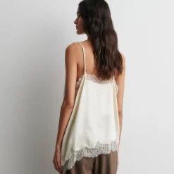 Second Female top - Lacia Contrast Strap cream