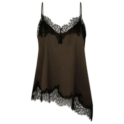 Second Female top - Lacia Contrast Strap wren/black