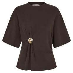 Second Female t-shirt - Enora Brooch chocolate torte