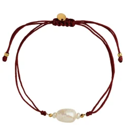 Stine A armbånd - 3220 Baroque Pearl Berrie bordeaux