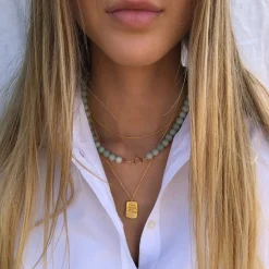 Stine A halskæde - 2063 Cherie Bon Bon cool mint