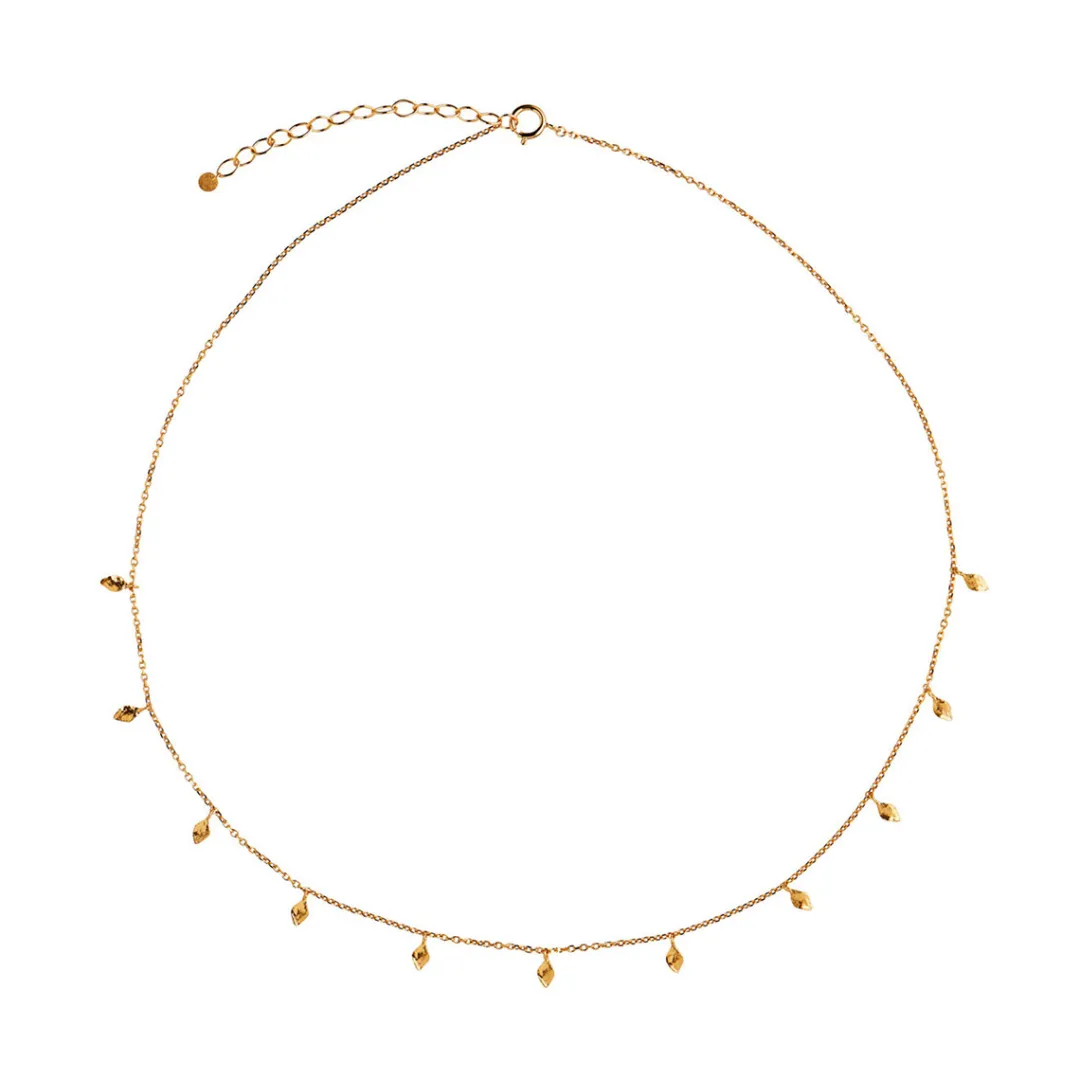 Stine A halskæde - 2030 Tout Petit Ile De L'amour guldbelagt