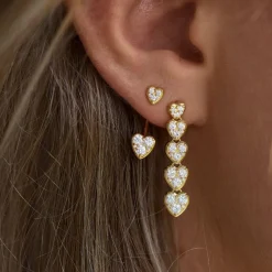 Stine A ørering - 1405 Petit J'adore guldbelagt