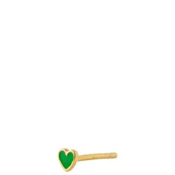 Stine A ørering - 1181 Petit Love Heart grass green