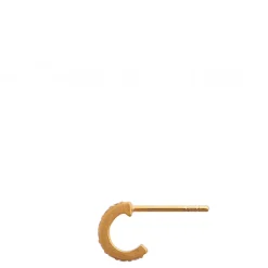 Stine A ørering - 1244 Tres Petit creol with white stones guldbelagt