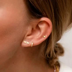 Stine A ørestik - Wow Mom guldbelagt