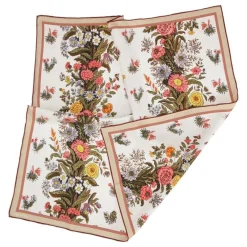 Tapis Noir tørklæde - Small Classical Flower Stripe